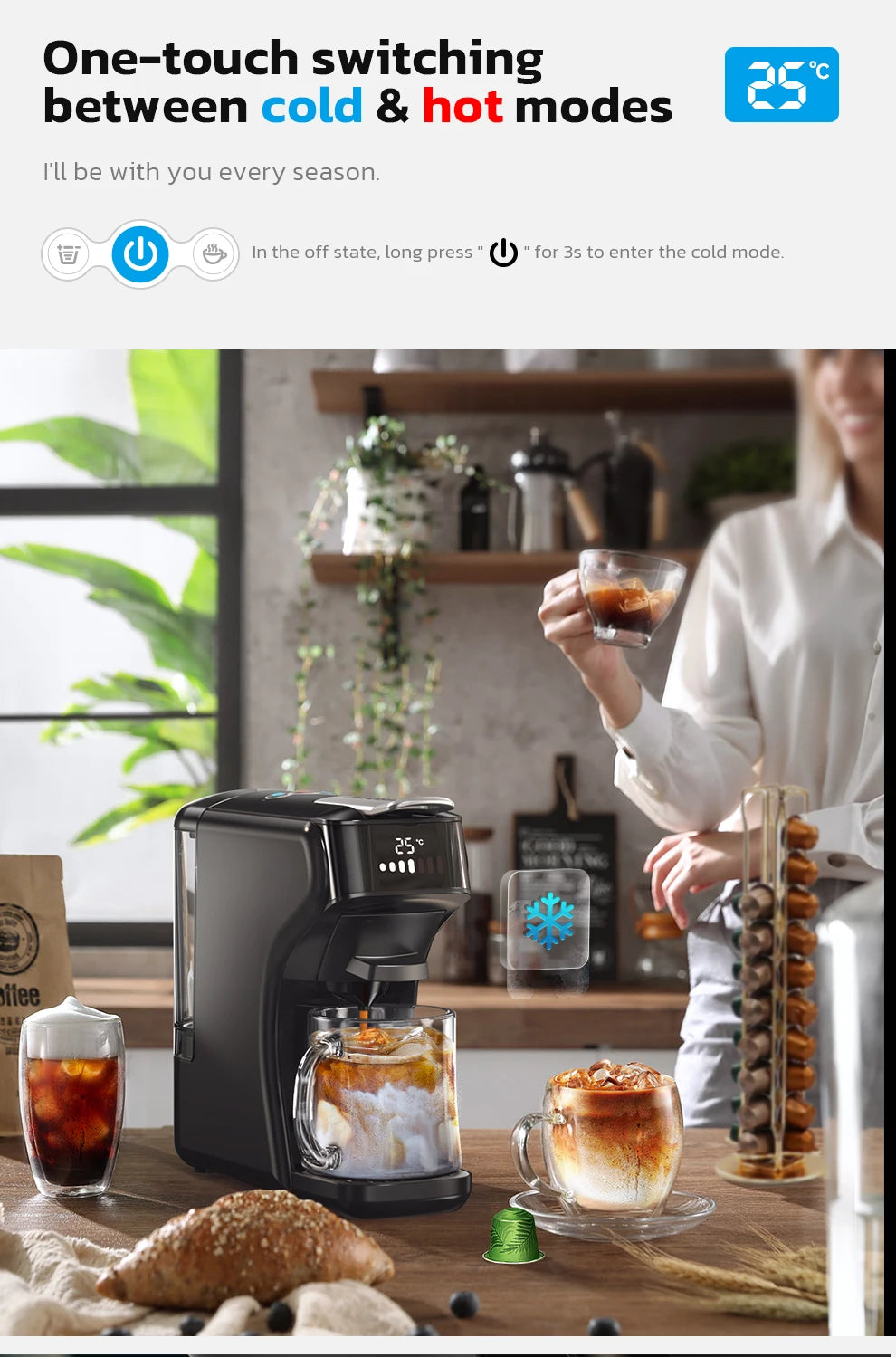 HiBREW Capsule Coffee Machine