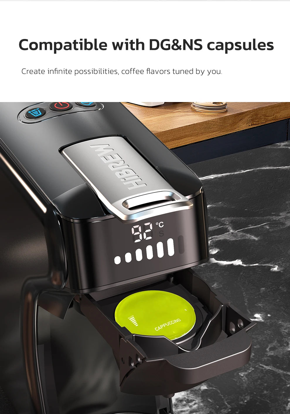 HiBREW Capsule Coffee Machine
