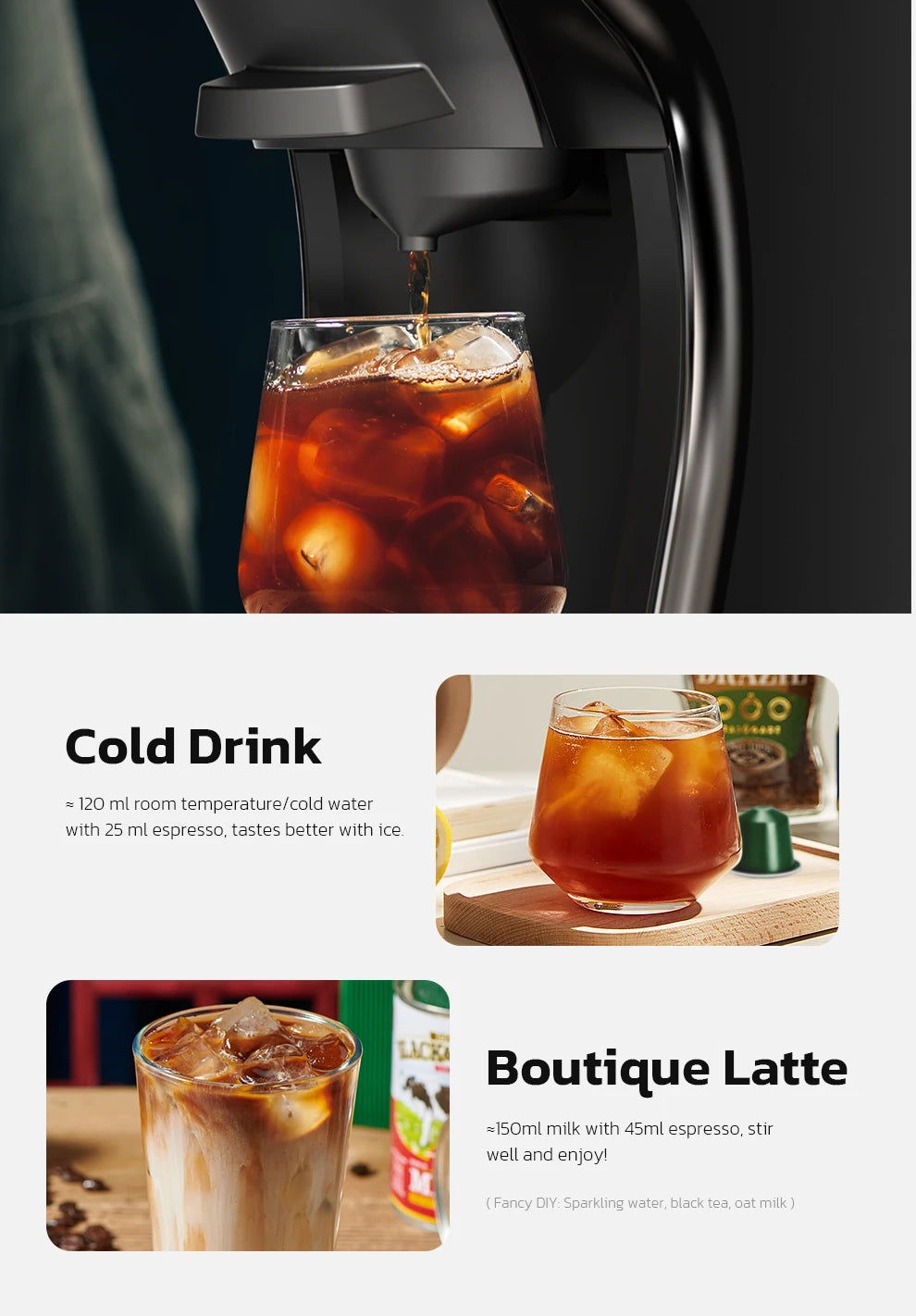 HiBREW Capsule Coffee Machine